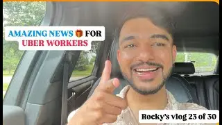 Uber Guarantees Minimum Wage Starting&nbsp;Today | Rocky's vlog 23 of 30