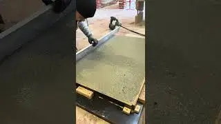 Le réglage du béton à la règle