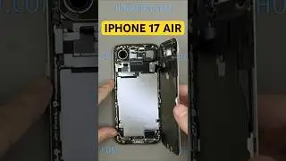 iPhone 17 Air Teardown in 60s: Back-Opening, 9-V Battery & Modular USB-C