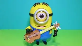 Minion Stuart interacts with Guitar Singing and Talking