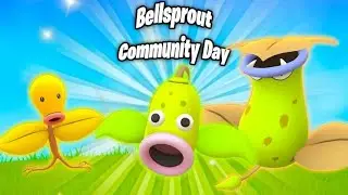 3 x catch XP 🤯| 2 x catch candy 🤯 | Bellsprout community Day #anime #pokemon