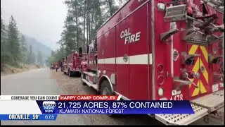 Firefighters continue to battle the Happy Camp Complex