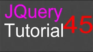 jQuery Tutorial for Beginners - 45 - Tabs options