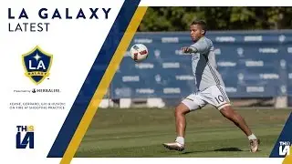 Keane, Gerrard, Gio & Husidic were absolutely on fire at shooting practice