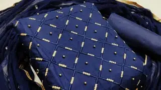 Cotton party wear dress material | unstiched suits | panjabi suits |  cash on delivery