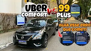 RODEI S&Oacute; NO UBER COMFORT E 99 PLUS VALEU A PENA🤔