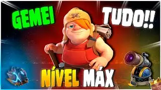 GEMEI TUDO!! UPEI MEU APRENDIZ DE CONTRUTOR PRO N&Iacute;VEL M&Aacute;XIMO |  CLASH OF CLANS