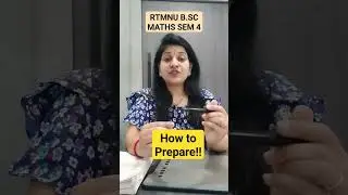 How to prepare Real analysis RTMNU BSC MATHS  #shorts #rtmnu #bscmaths #howtoprepareforexam