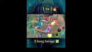 Xborg Savage ✅|#mobilelegends #mlbb#edit#game#montage #savagemobilelegends #savage