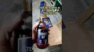 sterling reserve B7 premium blended Scotch Whiskey 500ml#shorts#shortvideo#trending#alcohol#whiskey