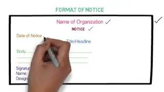 How to Write a Notice   Format   Sample   Notice Writing