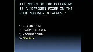 MCQ on soil microbiology