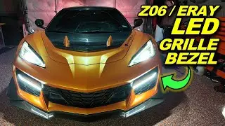 20-дюймовые модели C8 Z06 с последовательным светодиодным дневным ходовым огнем, вставка в рамку,...