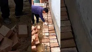 Brick masonry wall reinforcing techniques |#innovation #construction #learning #subscribe #shorts