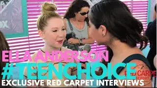 Ella Anderson #HenryDanger interviewed at the 2016 Teen Choice Awards Teal Carpet #TeenChoice