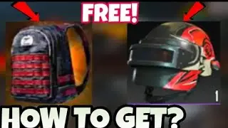 Vlog/1 HOW TO GET FREE BACKPACK AND HELMET SKIN IN PUBG MOBILE