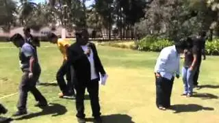 Fun team-building for Mindtree Consulting: Crossing the river