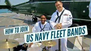 How to Join US Navy Fleet Bands | Navy Band | United States Navy Boot Camp | Military Music