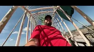 Rooftop Slide At The City Museum In St. Louis