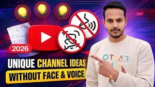 Without Face & Voice Channel Idea 2026 💡 100% Grow Hoga 🔥 Faceless Channel Idea !!