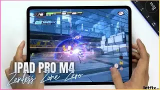 iPad Pro M4 13 inch Zenless Zone Zero Gaming test ZZZ | Apple M4, 120Hz Display