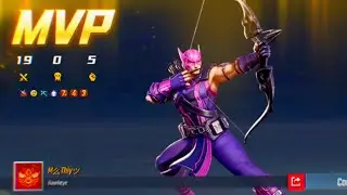Hawkeye Skin Fighting Gameplay - Marvel Super War