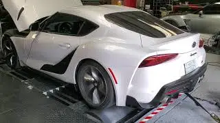 2021 A90 Supra Dyno on Catless downpipe & E50