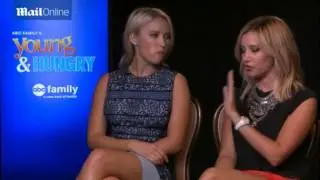 Ashley Tisdale and Emily Osment INTERVIEW of Young & Hungry