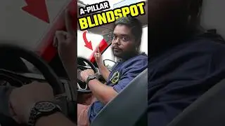 A-Pillar Blind Spot 😵 #cars24