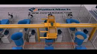 Automatic press pallet block production line#Turned recycled wood into a booming business