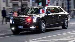 President Biden's Motorcade in France