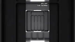 Lifewit Silverware Drawer Organizer, Expandable Utensil Tray for Kitchen, BPA Free Flatware and Cutl