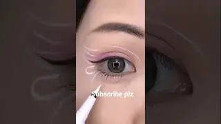 Easy Eyeliner Pencil Tutorial for Beginners | Smooth & Long-Lasting Eye Makeup ✨#shortsfeed #eyemake