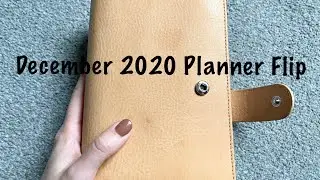 December 2020 Gillio Setup Flip // Pink Planner Girl