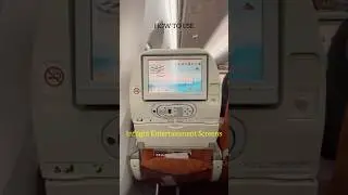 How to use the inflight Entertainment screen ||Air India  #airindia #flightscreen#flightmap#monitor