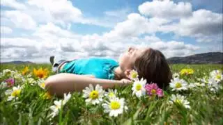 Grassland Relaxation 6 7 2013 girl lying on grassland