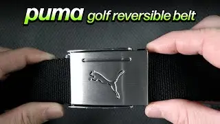 Cinto da PUMA modelo PUMA GOLF Reversible Belt  | Revers&iacute;vel Pode Usar dos Dois Lados