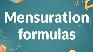 Mensuration Formulas( Part 1-4 combined ) #mensurationformulas #cuboid #cube #cone #sphere #cylinder