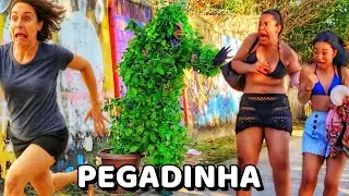 Pegadinha Homem Moita - Corra do Susto