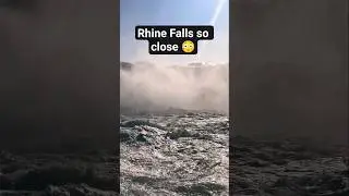 Rheinfall, the largest waterfalls in Europe by volume. #switzerland #rheinfall #tegernsee #waterfall