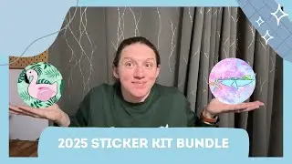 2025 Digital Sticker Bundle! ✨ - Vlogmas Day 21