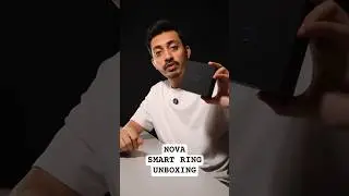 Unboxing Nova Smart Ring | Titanium material! #Nova #Smartring #review *sponsored*