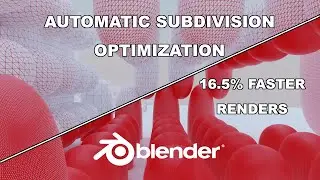 AUTOMATIC SUBDIVISION OPTIMIZATION IN BLENDER 3D