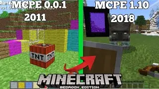 Evolution of MCPE 0.0.1 TO MCPE 1.10 (Village and Pillage) (Pocket Edtion)