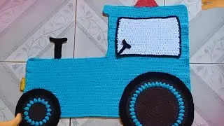 vlog de produção de tapete em crochê trator 🚜 #façaevenda #lucrativo #economico #façavocêmesmo