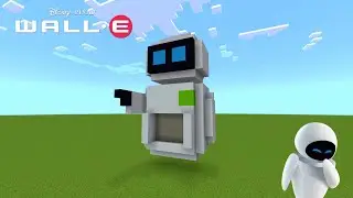 Minecraft Tutorial: How To Make An Eve Plush Statue