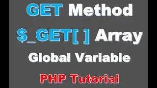 Beginner PHP Tutorial -37- Passing Variable Using $ GET Variables in PHP