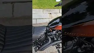 2022 harley davidson streetbob 114 fxdds. Custom  bassani exhaust.