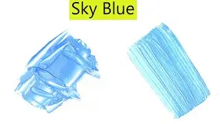 Sky Blue Color - How To Make Sky Blue Color - Color Mixing Video
