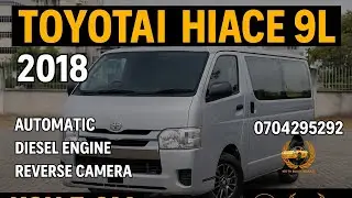 Toyota Hiace 9L 2018 | Automatic Diesel Van with Reverse Camera &ndash; KSh 5.6M